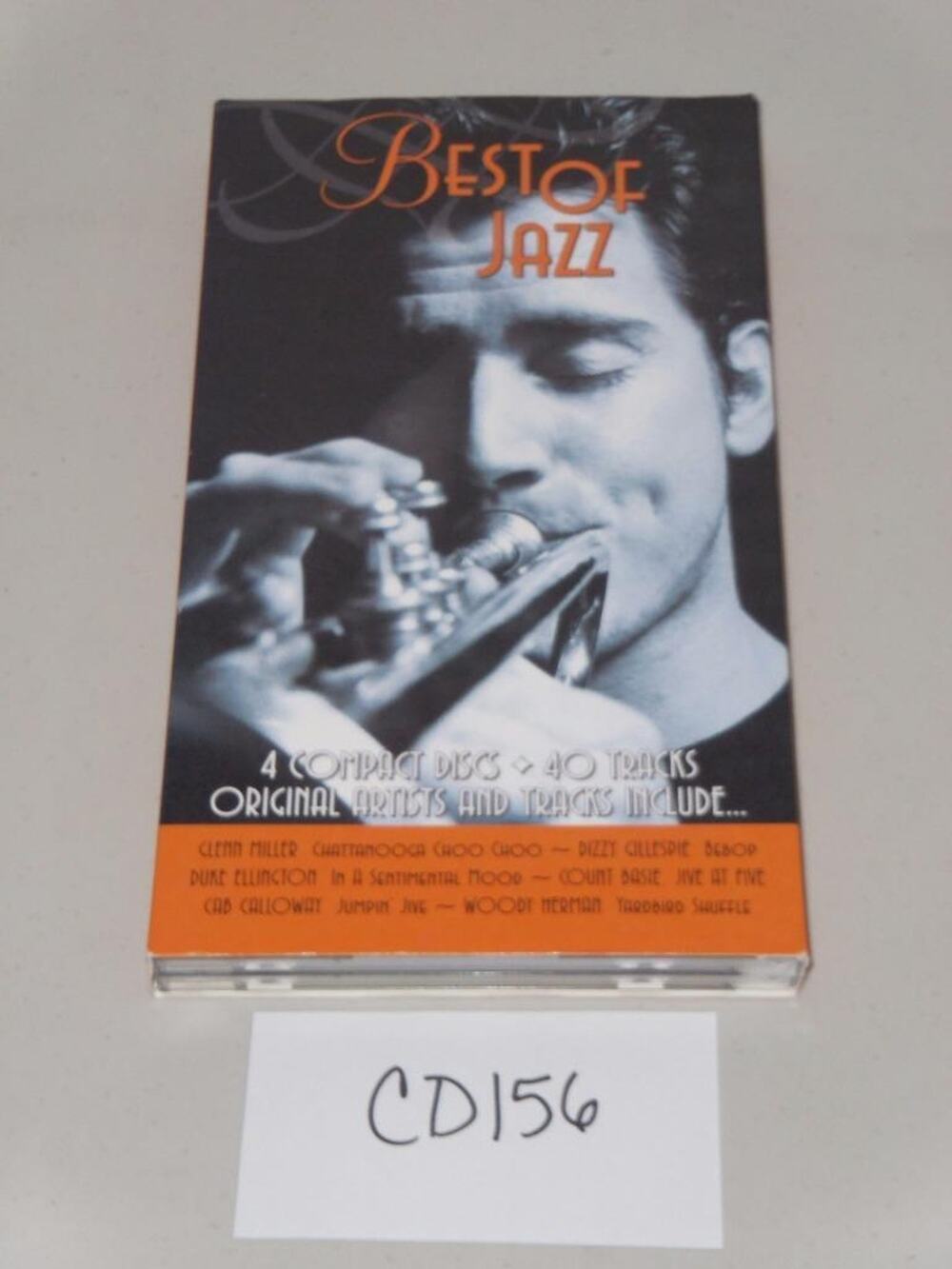 Best Of Jazz 4 CD Set Instrumentals Trumpet Band Memories -0717CD156